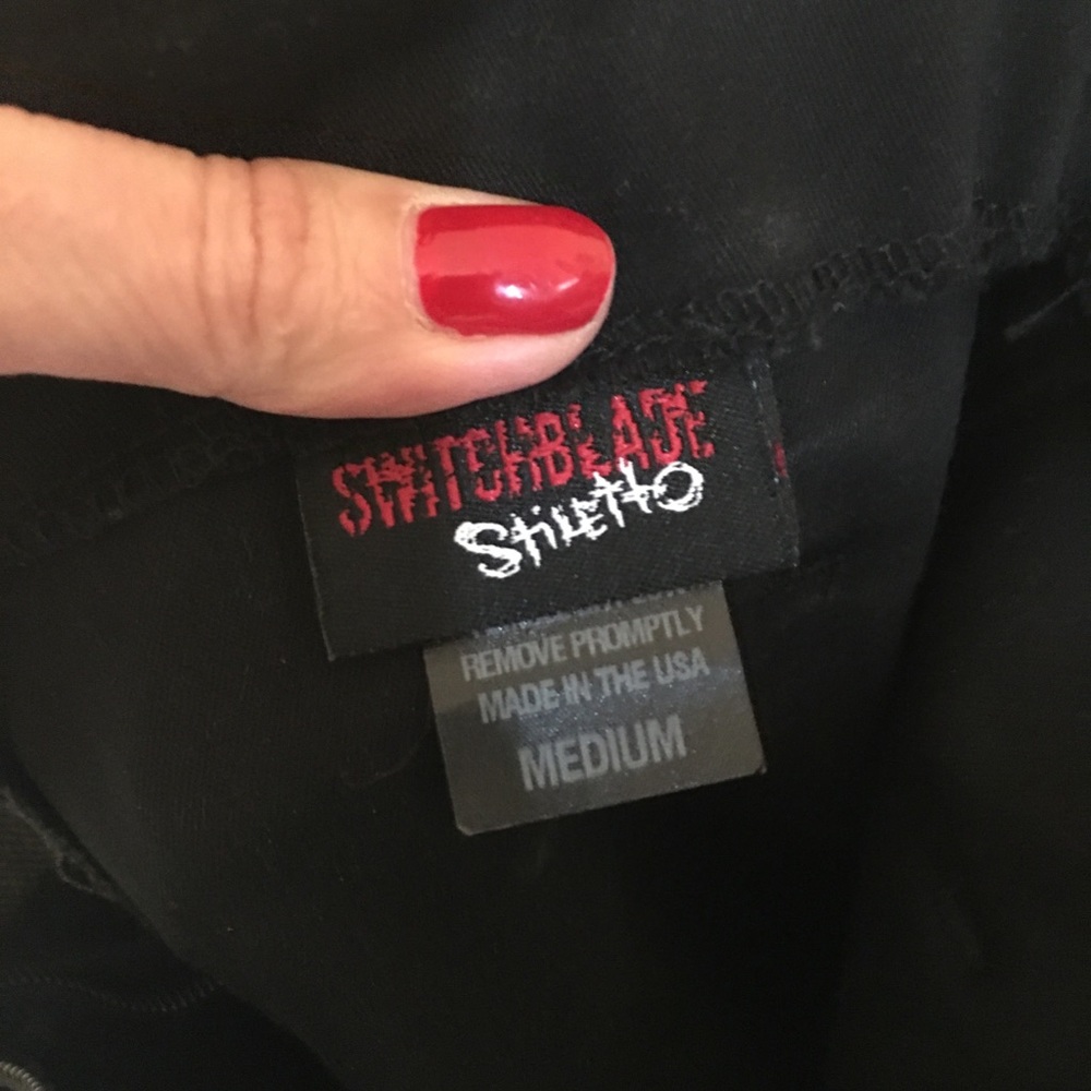 Switchblade stiletto wiggle skirt